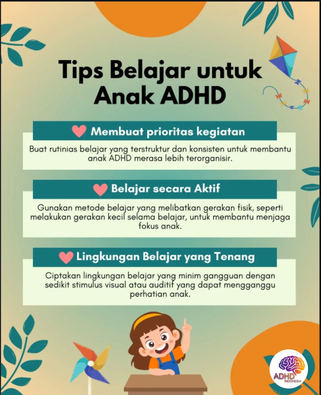 Strategi Belajar yang Cocok untuk Anak ADHD di Kabupaten Nias Utara